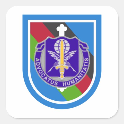 FLASH/DUI 416E BN-STICKERS BURGERLIJKE ZAKEN VIERKANTE STICKER (Voorkant)