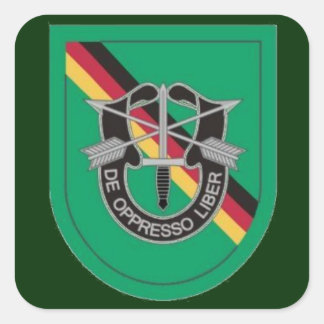 Flash DUI Special Forces Det Europe Stickers