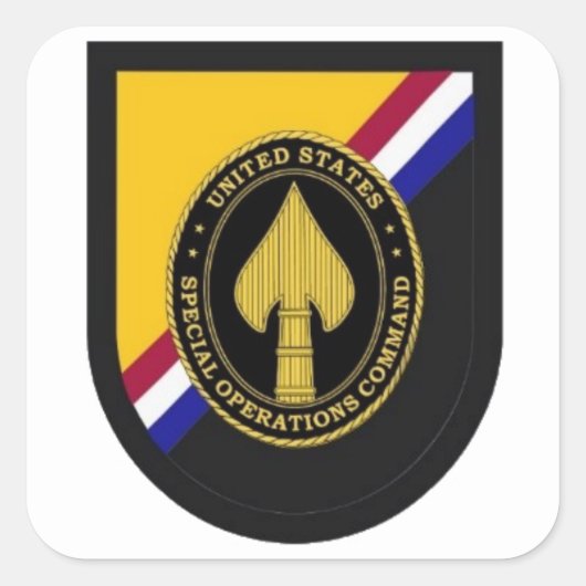 FLASH/DUI U.S. SPECIAL OPERATIONS COMMAND STICKERS (Voorkant)