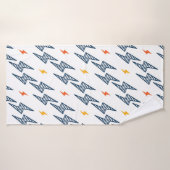 Flash. Éclair Motif sans couture. Arrière-plan (Serviette de bain)