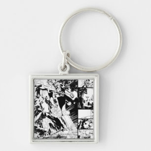 Flash- en Groene Lantern Panel 2 Sleutelhanger