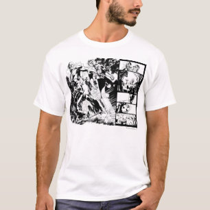 Flash- en Groene Lantern Panel 2 T-shirt