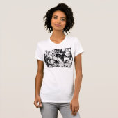 Flash- en Groene Lantern Panel 2 T-shirt (Voorkant volledig)