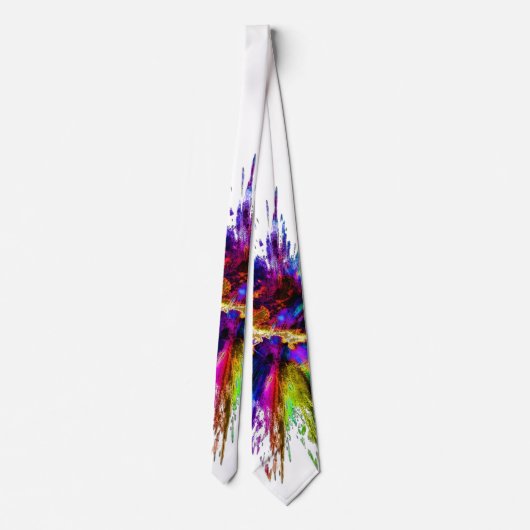"Flash Feathers" Stropdas (Achterkant)