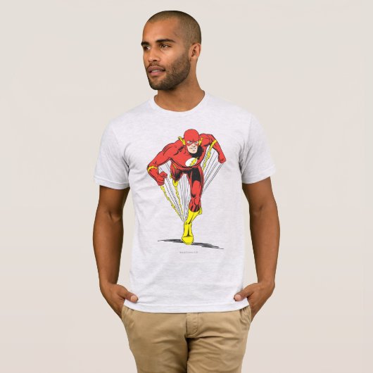 Flash gaat vooruit t-shirt (Voorkant volledig)