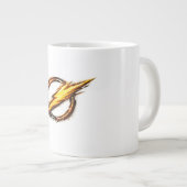 Flash geïnspireerd logo extra grote beker (Voorkant rechts)