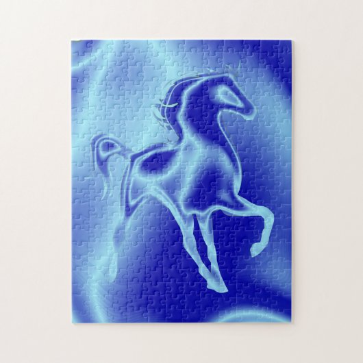 Flash Horse Puzzle Legpuzzel (Verticaal)
