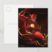 Flash-illustratie van oneindige crisis briefkaart (Voorkant / Achterkant)