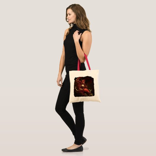 Flash-illustratie van oneindige crisis tote bag (Voorkant (model))