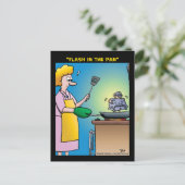"Flash in de pan" Briefkaart (Staand voorkant)
