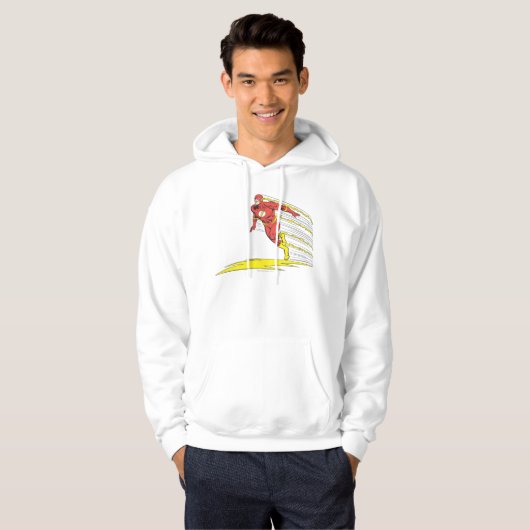 Flash Leaps links Hoodie (Voorkant volledig)