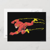 Flash Lunges links Briefkaart (Voorkant / Achterkant)