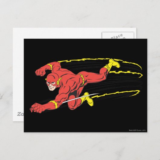 Flash Lunges links Briefkaart (Voorkant / Achterkant)