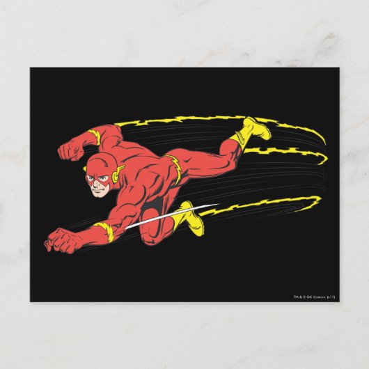 Flash Lunges links Briefkaart (Voorkant)