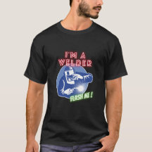Flash me Ik ben een lasser Design-cool-grappig