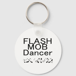 Flash Mob Dancer-danseringspet Sleutelhanger
