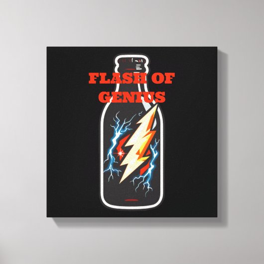 Flash of Genius Canvas Afdruk (Voorkant)