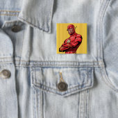Flash Permanent Vierkante Button 5,1 Cm (In situ)