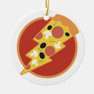 Flash Pizza Keramisch Ornament