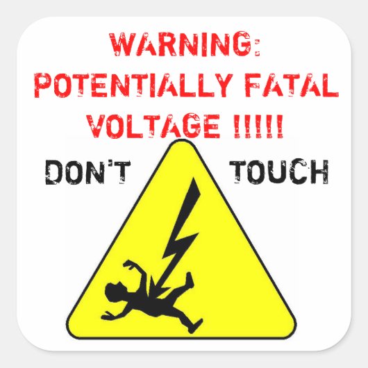 Flash Protection-Sticker Vierkante Sticker (Voorkant)