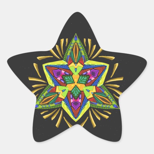 Flash psychédélique ~Christmas~ Sticker (Devant)