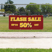 Flash Sale Bewerkbare aangepaste banner (Insitu)