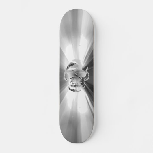 FLASH SKULL SILVER SURFER SKATEBOARD (Voorkant)