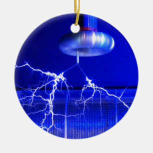 Flash Tesla Coil... Keramisch Ornament