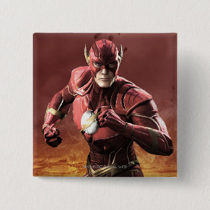 Flash Vierkante Button 5,1 Cm