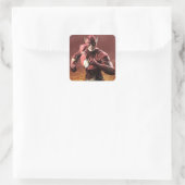 Flash Vierkante Sticker (Tas)