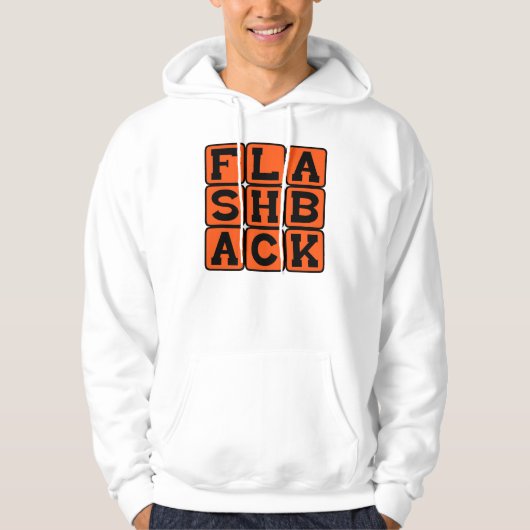 Flashback, eerdere herinnering hoodie (Voorkant)