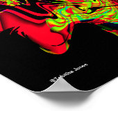 Flashback Modern Abstract Art Poster (Hoek)