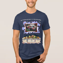 Flasher Violation | Literal Wordplay Humor Tri-Blend Shirt