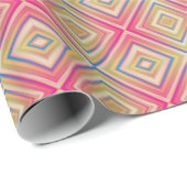 Flashes van Pinks Alternative Diamond Pattern Cadeaupapier (Rol Hoek)