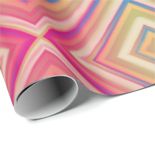 Flashes van Pinks Alternative Diamond Pattern Cadeaupapier (Rol Hoek)