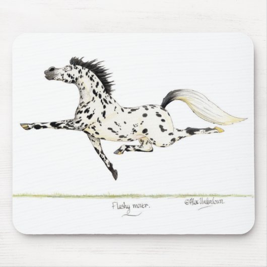 "Flashy mover" Mousepad Muismat (Voorkant)