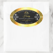 Flashy Or éblouissant Produit Diamants Étiquette N (Sac)