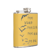 Flask "Angst en lust in Las Vegas" Heupfles (Rechts)