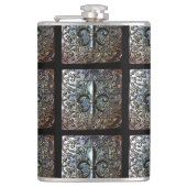 FLASK FLEUR DE LIS DESIGNER HEUPFLES (Voorkant)