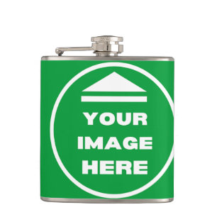 Flask - gepersonaliseerd - Afbeelding / tekst toev Heupfles