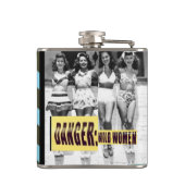 Flask-hier in het Zuiden verbergen we niet gek Heupfles (Achterkant)