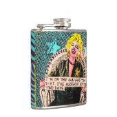 Flask-ik zit op het gin en tonic dieet. heupfles (Rechts)