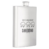 Flasque 100% De Chance De Shredding Météo Prévision Ski (Droite)