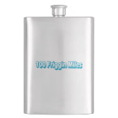 Flasque 100 Miles Friggin Ultra Running (devant)