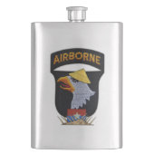 Flasque 101e ABN hurlant Aigles Viols de guerre Vietnam LU (devant)