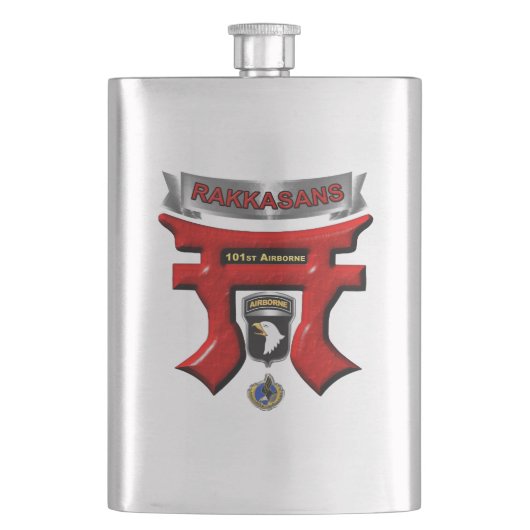 Flasque 101st Airborne Division “Rakkasans” (devant)