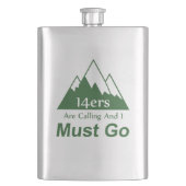 Flasque 14ers Appelent Et Je Dois Y Aller (devant)