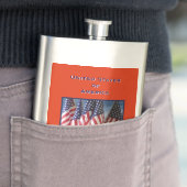 Flasque 250e anniversaire USA drapeaux patriotiques (En situation)