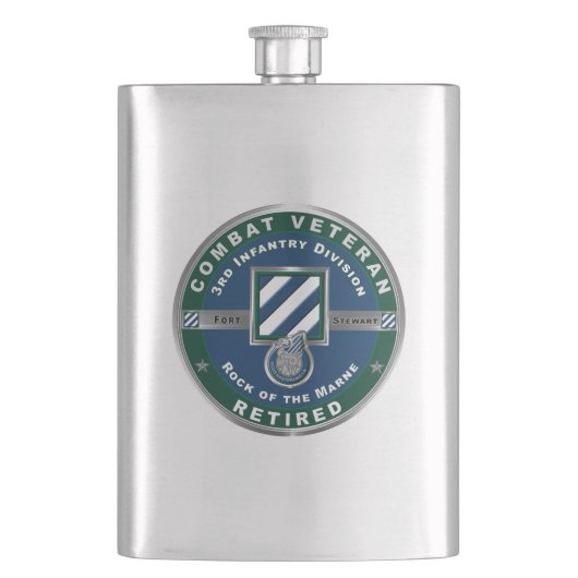 Flasque 3e division d'infanterie à la retraite (devant)