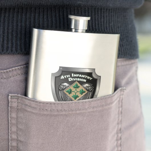 Flasque 4e division d'infanterie, " Steadfast and Loyal " (En situation)